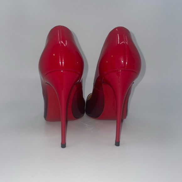 Red and Black Christian Louboutin Pigalle Follies Degrade Ombre. - Picture 5 of 6